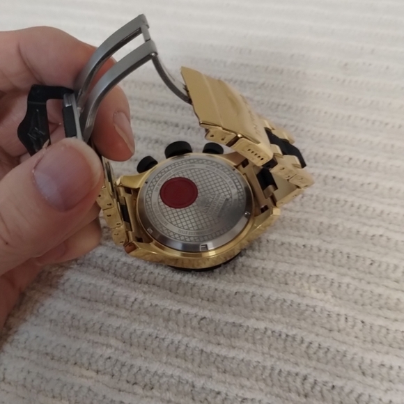 Invicta Platinum Select Coalition Forces Gold/Black two-tone Bracelet 50mm Mens - Picture 6 of 13